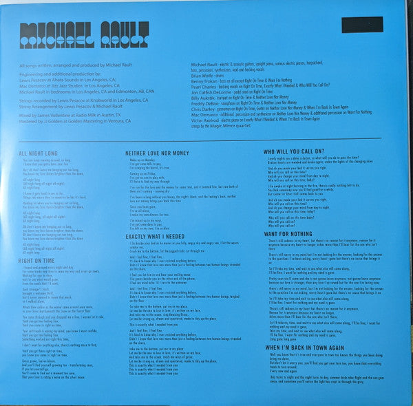Michael Rault | Mint (M) Mint (M) - ALT/INDIE *SEALED/COLOR*