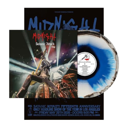 Midnight - Satanic Attack Live! [Blue White Black Vinyl] |