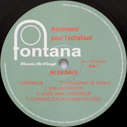 Ascenseur Pour L'Échafaud (Lift To The Scaffold) | Mint (M) Mint (M)