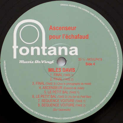 Ascenseur Pour L'Échafaud (Lift To The Scaffold) | Mint (M) Mint (M)
