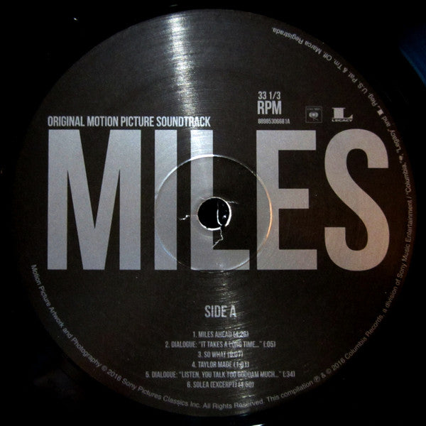 Miles Davis Miles Ahead (Original Motion Picture Soundtrack) Columbia, Legacy 2xLP, Album, Comp Mint (M) Mint (M)