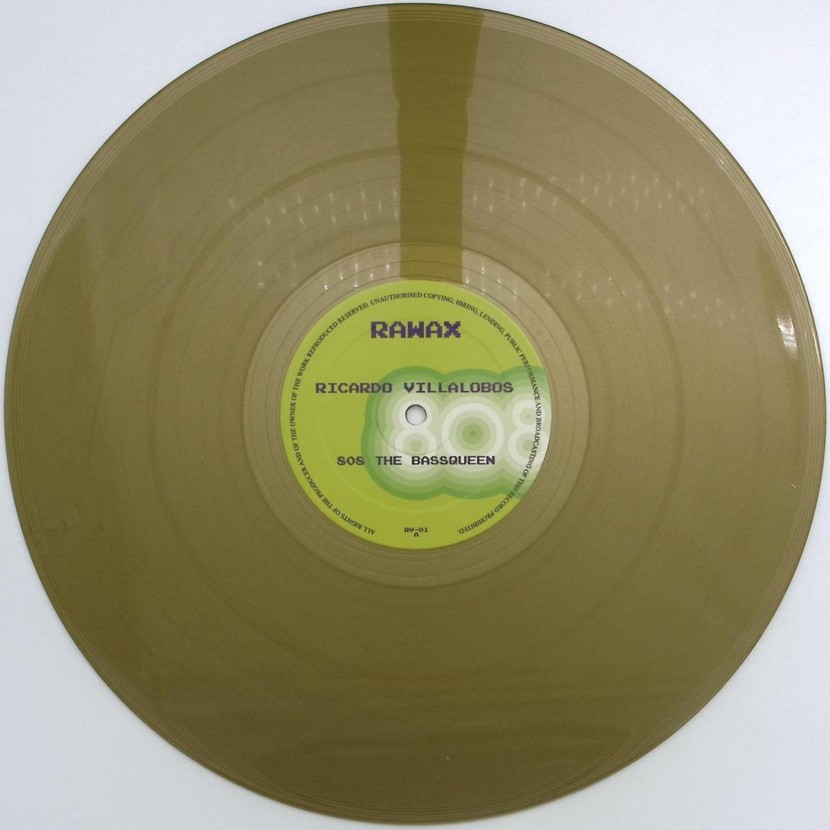 Ricardo Villalobos - 808 The Bassqueen (GOLD VINYL 12" Rawax) | NEW - MINIMAL *NEW/COLOR*