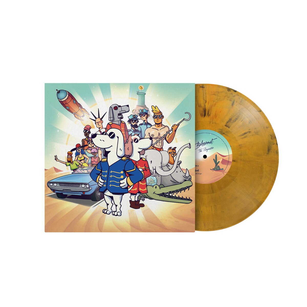 Bakermat - (PRESALE 7/10/26) Ringmaster (180G GATEFOLD LMTD YELLOW BLACK RED MARBLE VINYL) | Mint (M) Mint (M) - MINIMAL *NEW/COLOR*
