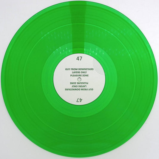 Guy From Downstairs - Layers Only (GREEN VINYL 12" Pleasure Zone) | NEW - MINIMAL *NEW/COLOR*