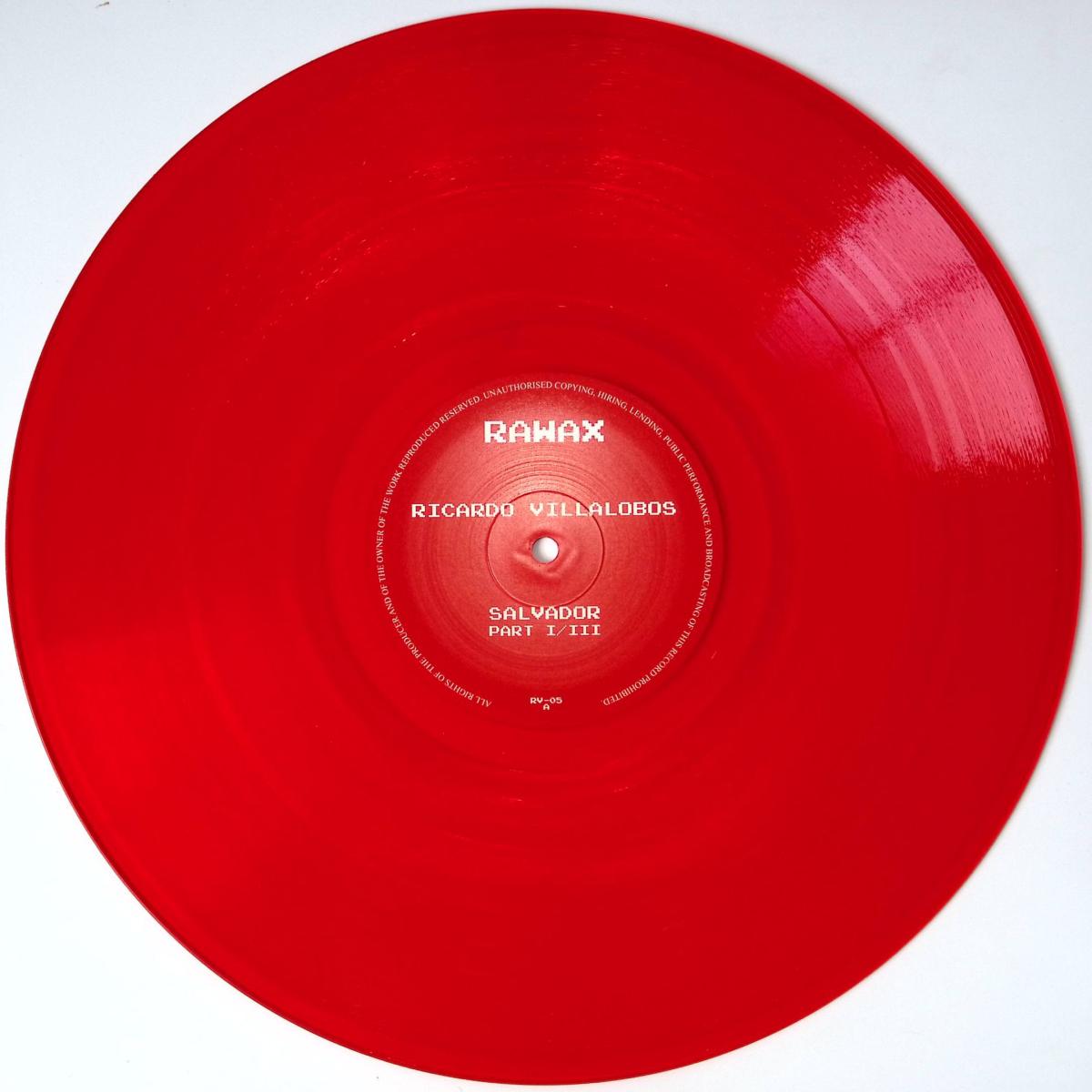 Ricardo Villalobos - Salvador Part I/III (VINYL 12" Rawax) | NEW - MINIMAL *NEW/COLOR*
