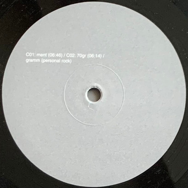 Gramm - (Personal Rock) (VINYL) | Mint (M) Mint (M) - MINIMAL *NEW*