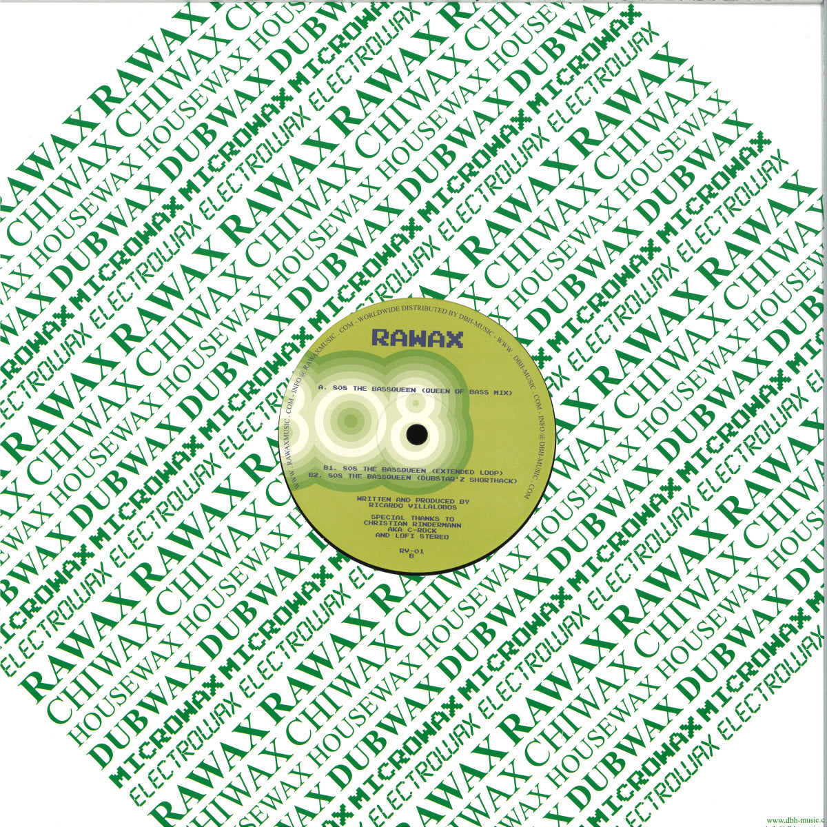 Ricardo Villalobos - (PRESALE 9/22/26) 808 The Bassqueen (VINYL 12" Rawax) | NEW Mint (M) Mint (M) - MINIMAL *NEW*