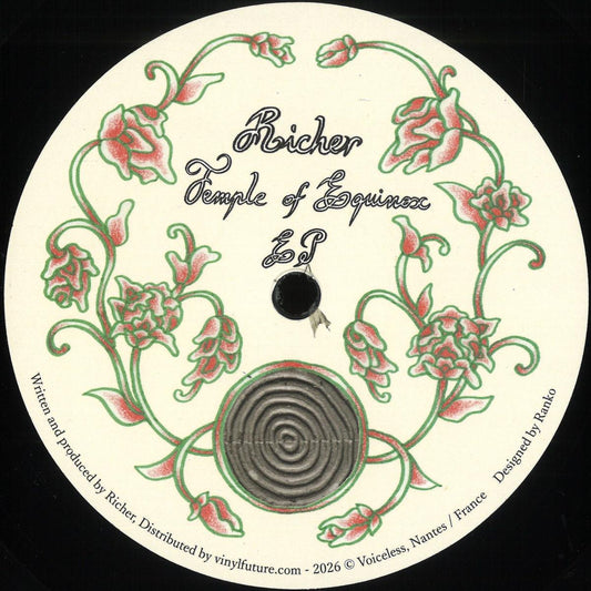 Richer - (PRESALE TBD) Temple Of Esquinox EP (VINYL 12" Voiceless VLS14) | NEW Mint (M) Mint (M) - MINIMAL *NEW*