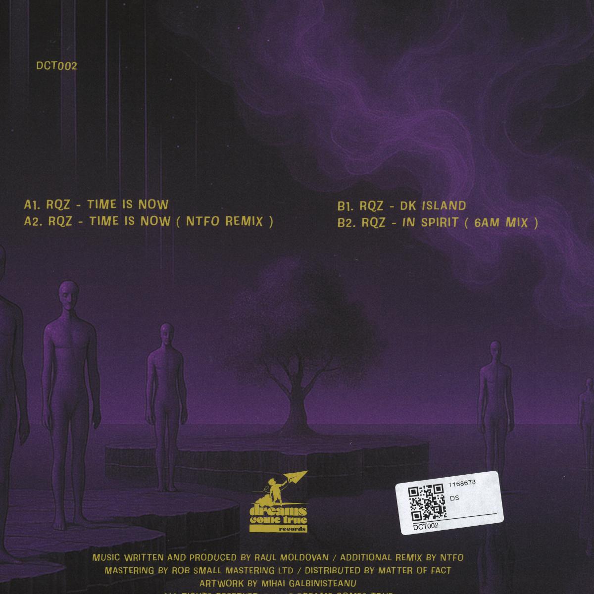 RQZ - (PRESALE 10/9/26) Time is Now (VINYL 12" Dreams Come True) | NEW - MINIMAL *NEW*