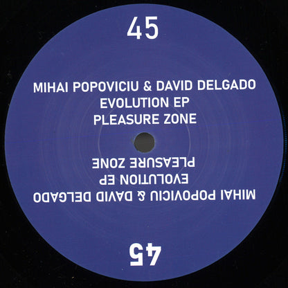 Mihai Popoviciu & David Delgado - Evolution (VINYL 12" Pleasure Zone PLZ045 2025) | NEW - MINIMAL *NEW*
