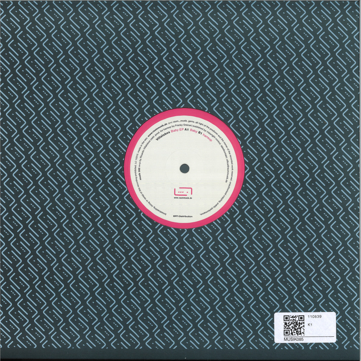 Villalobos - (PRESALE 10/2/26) Baby (VINYL 12" raum...musik) | NEW - MINIMAL *NEW*