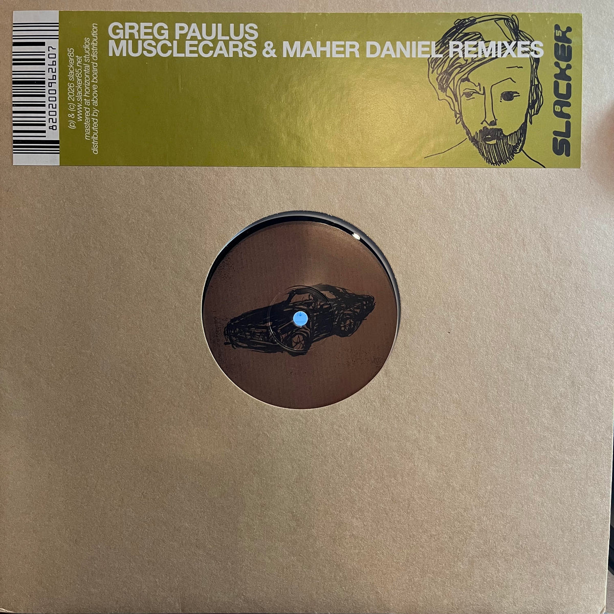 Greg Paulus - Slacker (Musclecars & Maher Daniel Remix)(VINYL 12") | NEW - MINIMAL *NEW*