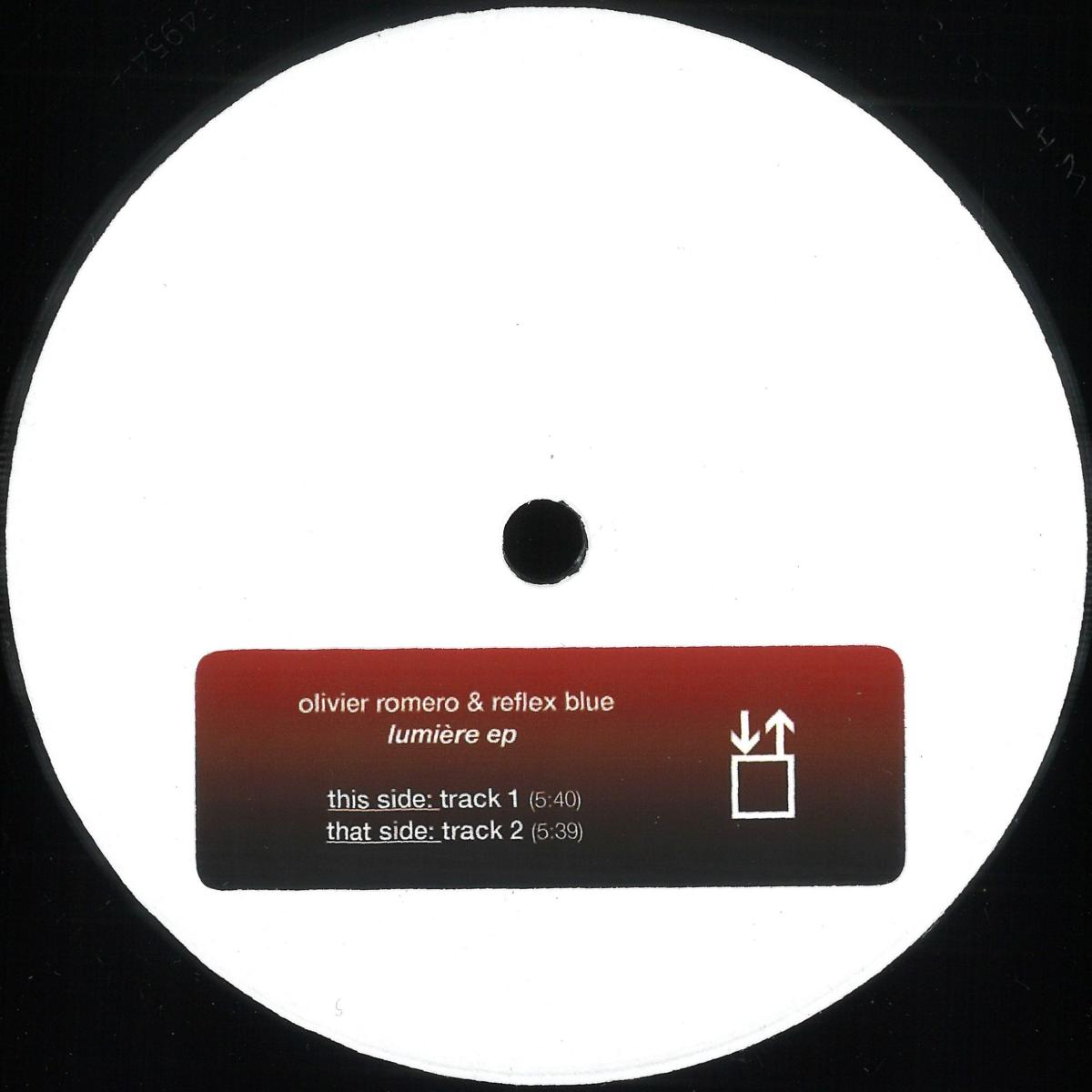 Olivier Romero & Reflex Blue - Lumière (VINYL 12" Reflex Blue) | NEW - MINIMAL *NEW*
