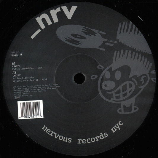 chklte - Fallen Algorithm (VINYL 12" _NRV) | NEW Mint (M) Generic - MINIMAL *NEW*