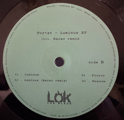 Luminus EP (VINYL)(BARAC RMX) | Mint (M) Mint (M) - MINIMAL *NEW*