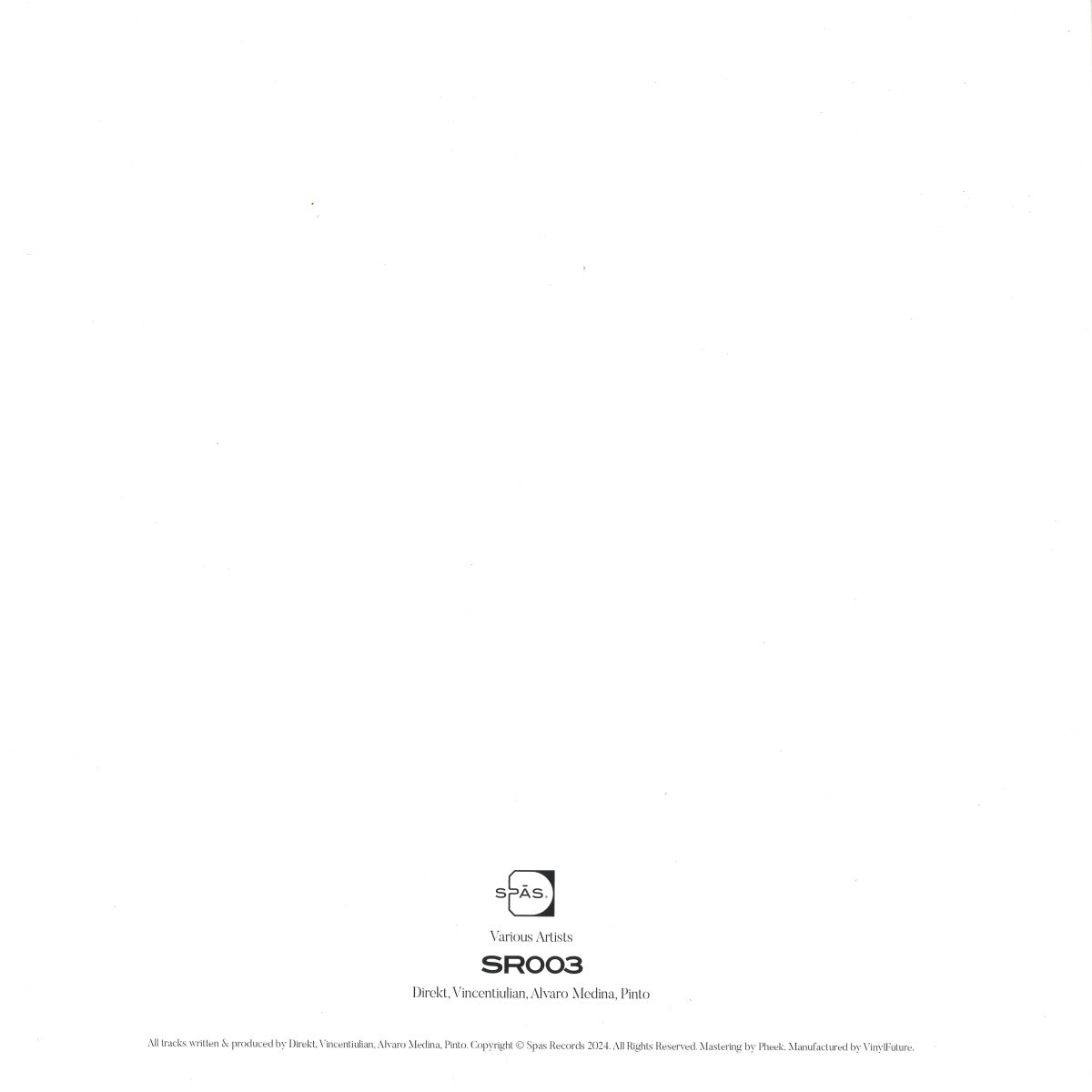 Various - The Bridge (VINYL 12" Spas SR003) | NEW - MINIMAL *NEW*