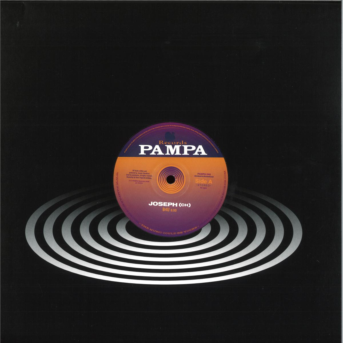 Joseph (CH) - B4U / Tripidi (VINYL 12" Pampa) | NEW - MINIMAL *NEW*