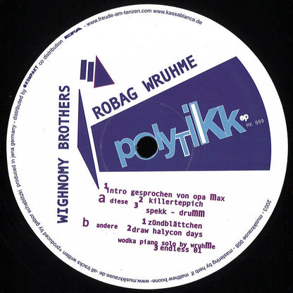 Wighnomy Brothers & Robag Wruhme - Polytikk (VINYL 12" Musik Krause) | NEW - MINIMAL *NEW*