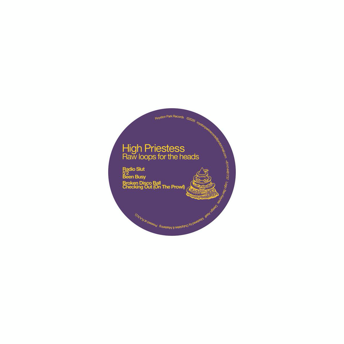 High Priestess - (PRESALE 5/29/26) Raw Loops for the Head (VINYL) | Mint (M) Mint (M) - MINIMAL *NEW*