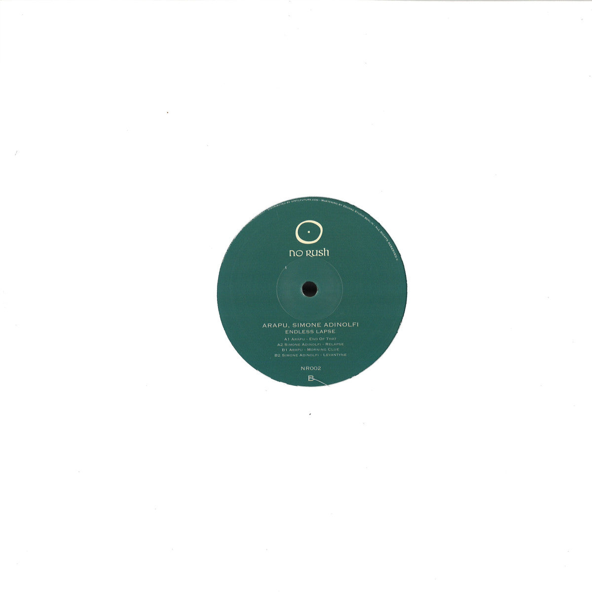 Arapu, Simone Adinolfi - Endless Lapse (VINYL 12" No Rush) | NEW - MINIMAL *NEW*