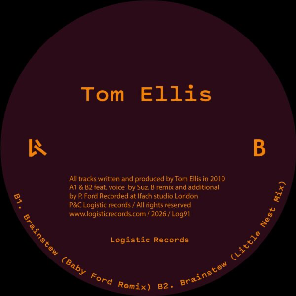 Tom Ellis, Baby Ford - (PRESALE 9/24/26) Brainstew (VINYL) | Mint (M) Mint (M) - MINIMAL *NEW*