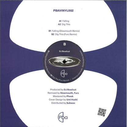 DJ Bowlcut - PBAVINYL002 (VINYL 12" Principauté de Bowl-Air) | NEW - MINIMAL *NEW*