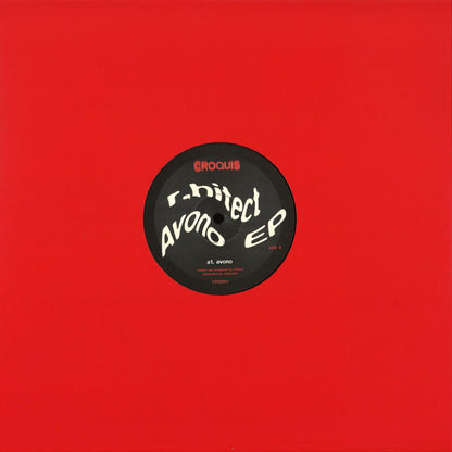 r.hitect - (PRESALE 10/2/26) Avono EP (VINYL 12" Croquis) | NEW - MINIMAL *NEW*