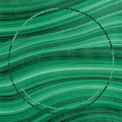 Elia Nafzger & Axel Pineau present Lizard & Snake - (PRESALE TBD) The Malachite Box (VINYL 12" RESPECT THE CRAFT. ENTERPRISES RTCE07) | NEW - MINIMAL *NEW*