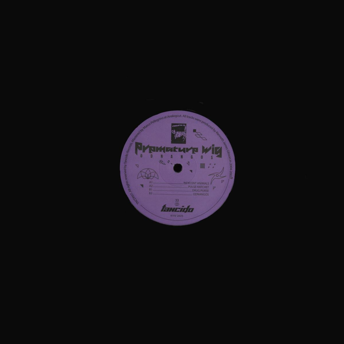 Premature Wig - Odnangos (VINYL 12" Tancido) | NEW - MINIMAL *NEW*