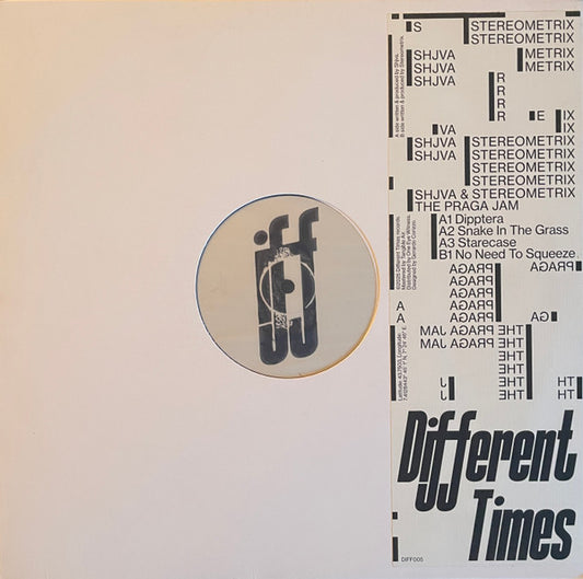 Shjva, Stereometrix – The Praga Jam (VINYL) | Mint (M) Mint (M) - MINIMAL *NEW*