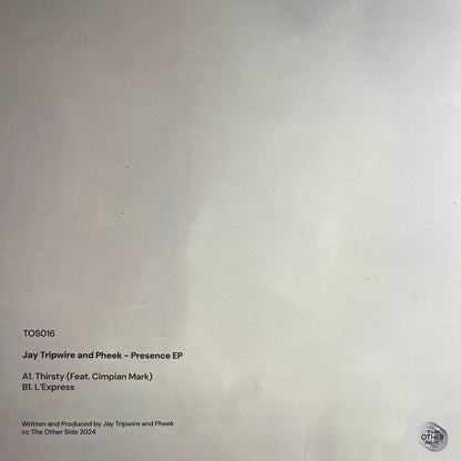 The Presence Ep (VINYL) | Mint (M) Mint (M) - MINIMAL *NEW*