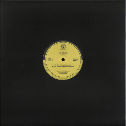 G-Man - Quo Vadis (VINYL 12" Back To Life BTL020) | NEW Mint (M) Generic - MINIMAL *NEW*
