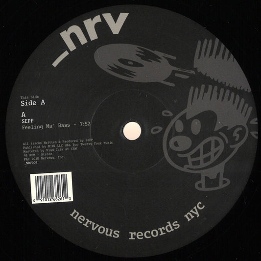Sepp - Feeling Ma' Bass (VINYL 12" _NRV) | NEW Mint (M) Generic - MINIMAL *SEALED*