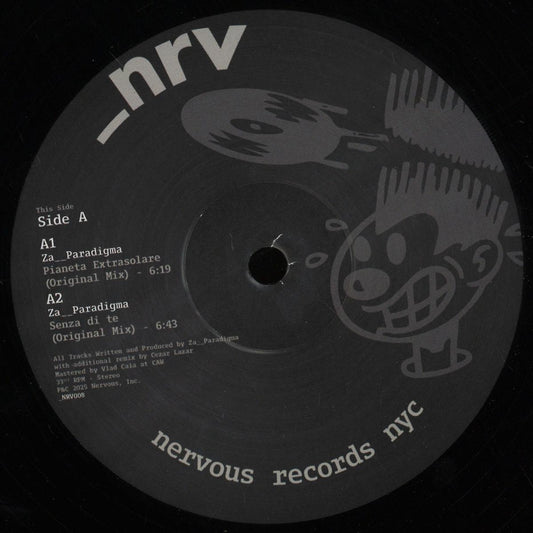 Za__Paradigma - NRV008 (Incl. Cezar Lazar Remix) (VINYL 12" _NRV) | NEW - MINIMAL *SEALED*