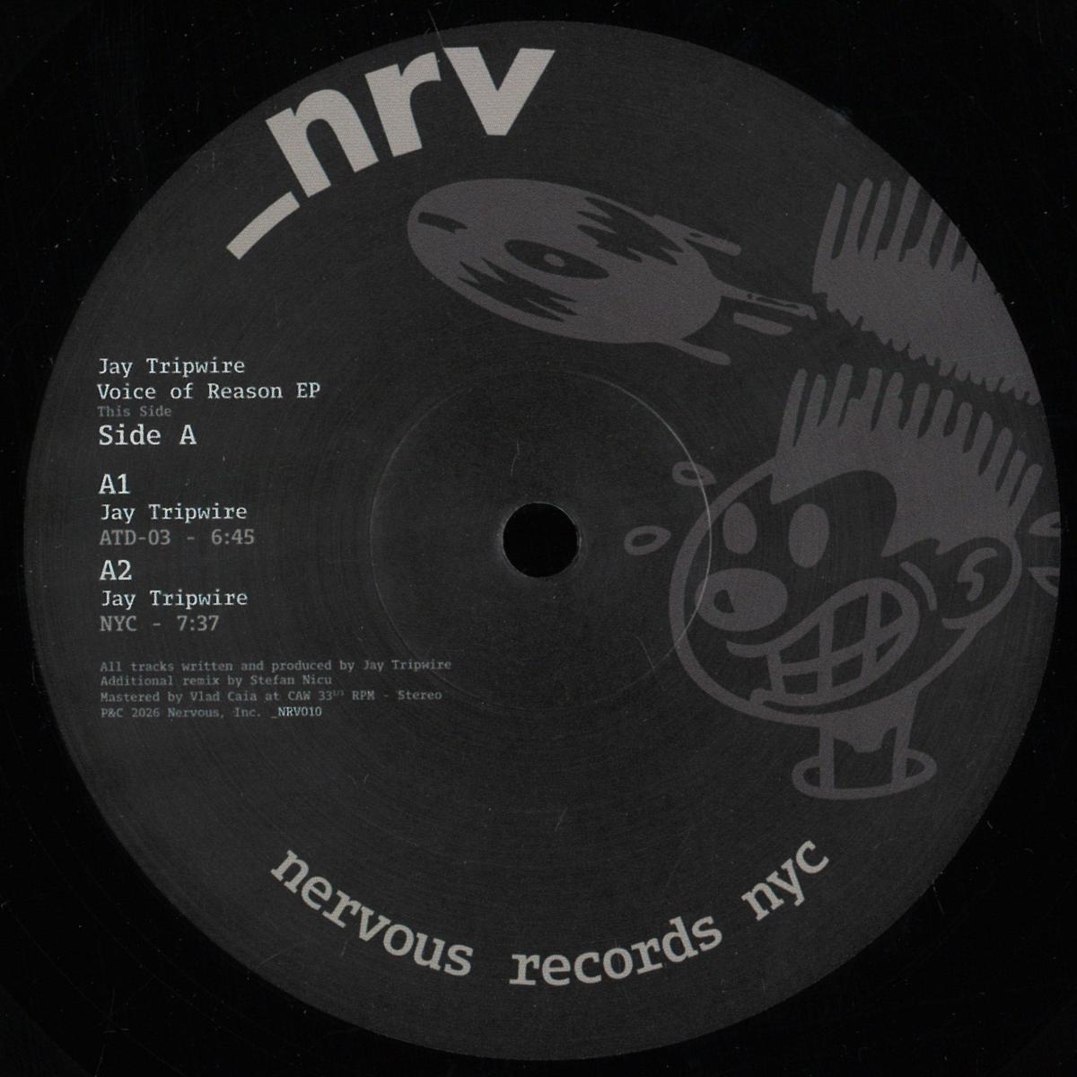 Jay Tripwire - Voice Of Reason (VINYL 12" _NRV) | NEW - MINIMAL *SEALED*