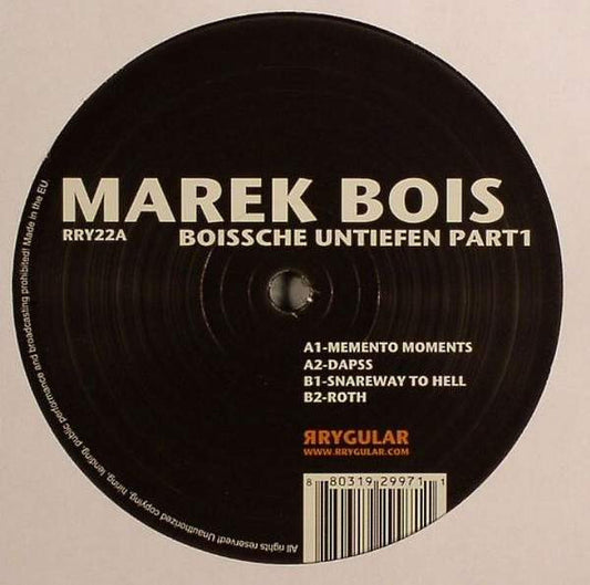Boissche Untiefen Part1 (VINYL) | Near Mint (NM) Generic - MINIMAL / USED *NEAR MINT-*