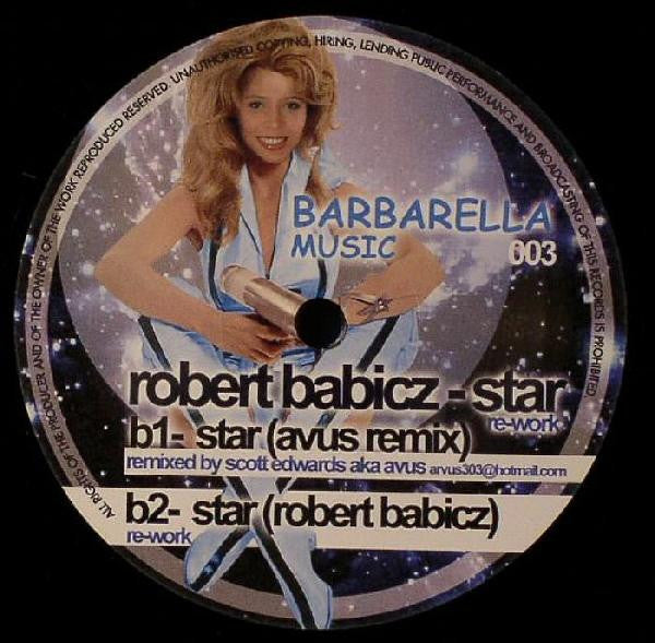 Star (Re-Work)(VINYL) | Near Mint (NM or M-) Generic - MINIMAL / USED *NEAR MINT*