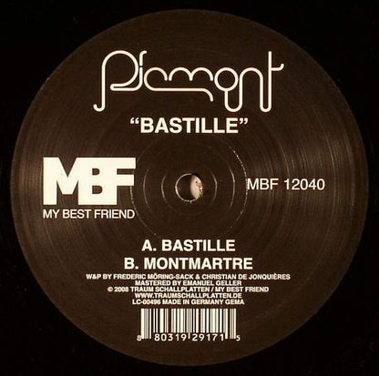 Piemont - Bastille | Very Good Plus (VG+) Generic - MINIMAL / USED *VERY GOOD+*