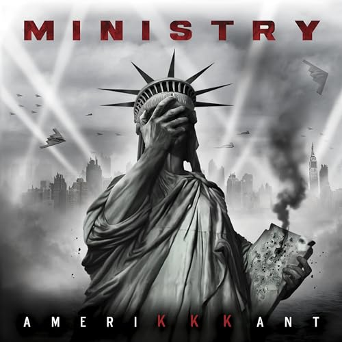 MINISTRY - Amerikkkant (Gray, Black & White Splatter VINYL LP Nuclear Blast NBR 4341-5) | NEW - METAL/INDUSTRIAL *NEW/COLOR*