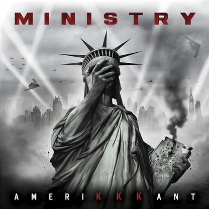 MINISTRY - Amerikkkant (Gray, Black & White Splatter VINYL LP Nuclear Blast NBR 4341-5) | NEW - METAL/INDUSTRIAL *NEW/COLOR*