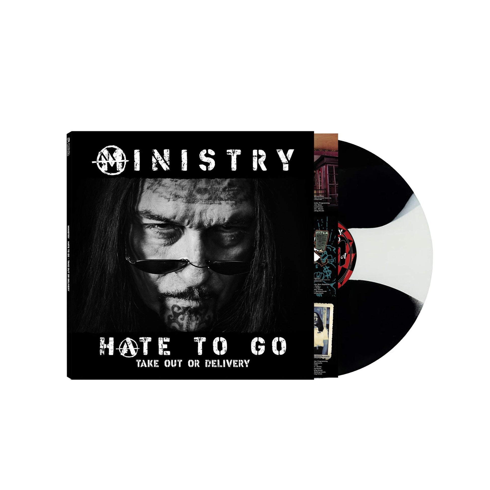 Ministry - Hate To Go - Take Out Or Delivery (Indie Exclusive) [Black/White Butterfly Burst] |