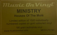 Ministry Houses Of The Molé Music On Vinyl 2xLP, Album, Ltd, Num, RE, Gol Mint (M) Mint (M)