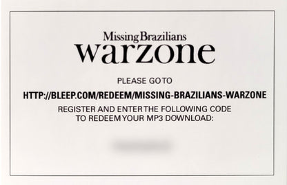 Warzone | Mint (M) Mint (M) - POST-PUNK/INDUSTRIAL