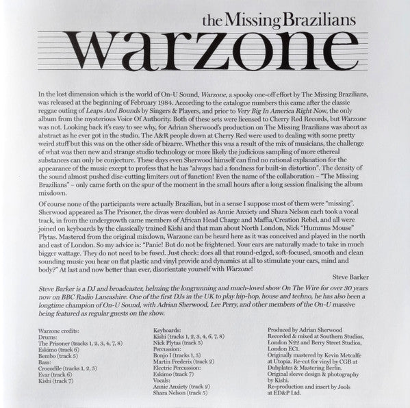 Warzone | Mint (M) Mint (M) - POST-PUNK/INDUSTRIAL