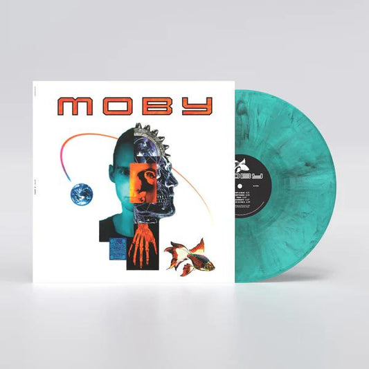Moby (Black, White & Blue Marbled Colored Vinyl, 140 Gram Vinyl) |