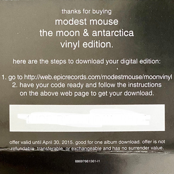 Modest Mouse The Moon & Antarctica Epic, Legacy 2xLP, Album, RE, RM, 180 Mint (M) Mint (M)