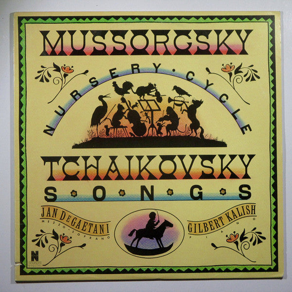 Modest Mussorgsky / Pyotr Ilyich Tchaikovsky Nursery Cycle / Songs Nonesuch Digital LP Near Mint (NM or M-) Near Mint (NM or M-)