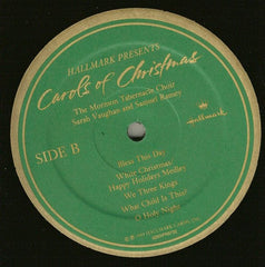 Mormon Tabernacle Choir, Sarah Vaughan and Samuel Hallmark Presents: Carols Of Christmas Hallmark (5) LP, Album Near Mint (NM or M-) Near Mint (NM or M-)