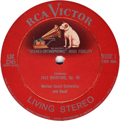 Morton Gould And His Orchestra And Morton Gould An 1812 Overture Stereo Spectacular RCA Victor Red Seal LP Very Good Plus (VG+) Very Good Plus (VG+)