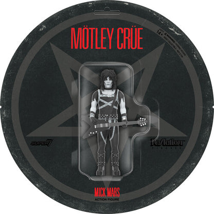 Super7 - Motley Crue - ReAction Figures Wv2 - Mick Mars (Shout At The Devil - Black & White) (Collectible, Action Figure) |